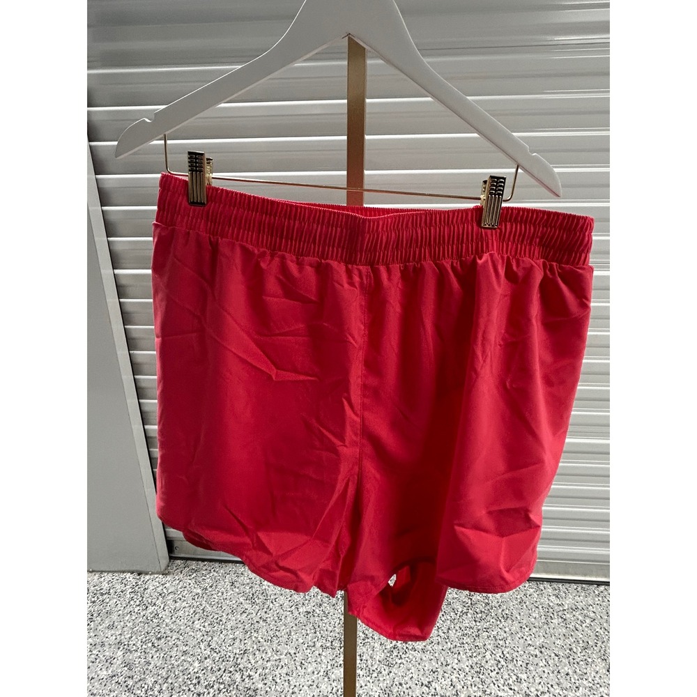 All in Motion Womens Vibrant Pink Running Shorts Athletic Mesh Liner Size 4X